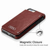 AUDI Leather Multi Card Holders Phone Cases For iPhone