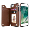 AUDI Leather Multi Card Holders Phone Cases For iPhone